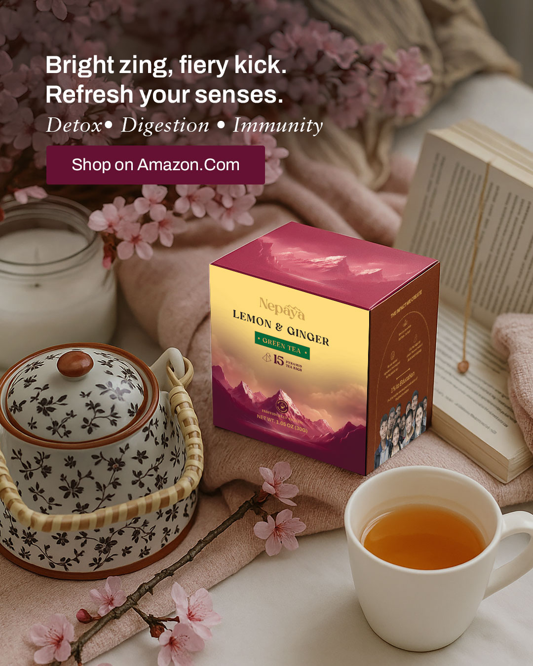 Nepaya Lemon & Ginger